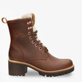 Tibi botas de piel con forro interior de pelo. cuero