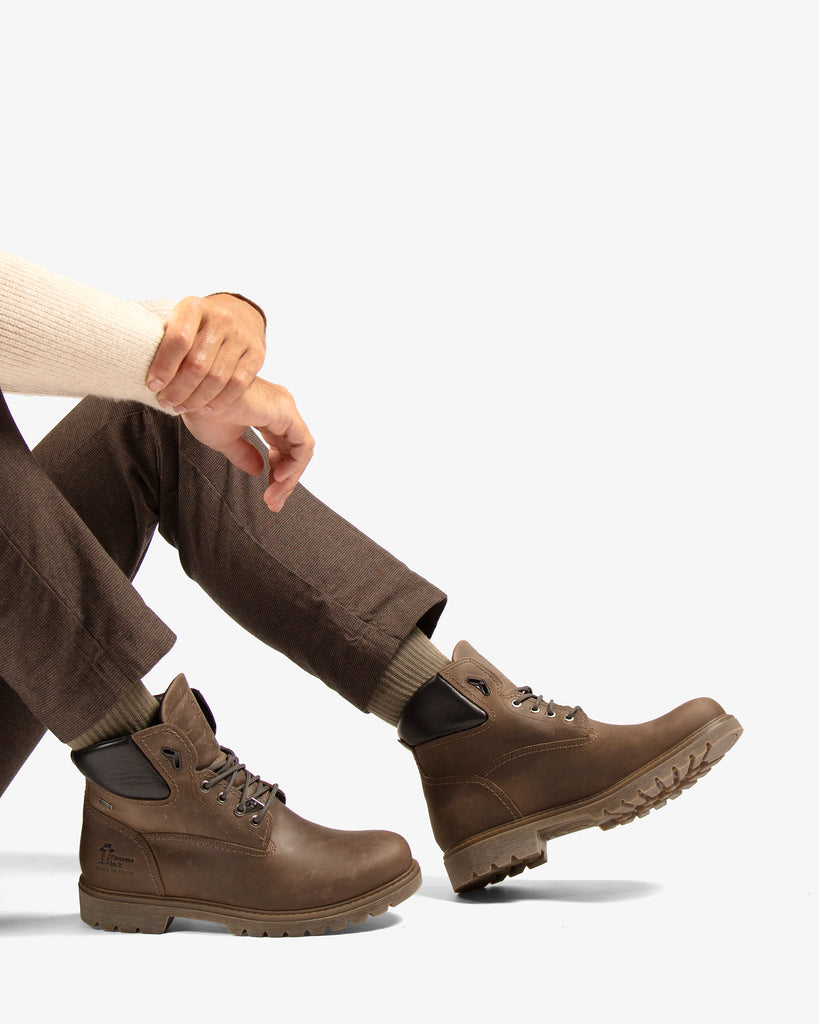 Amur Gtx botín de piel con forro interior de gore-tex®. gris