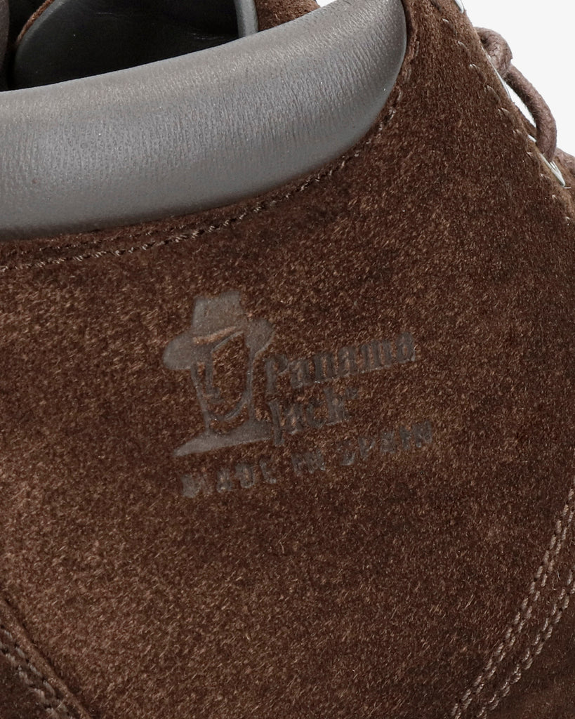 Fargo botín de piel con forro interior de piel. marron