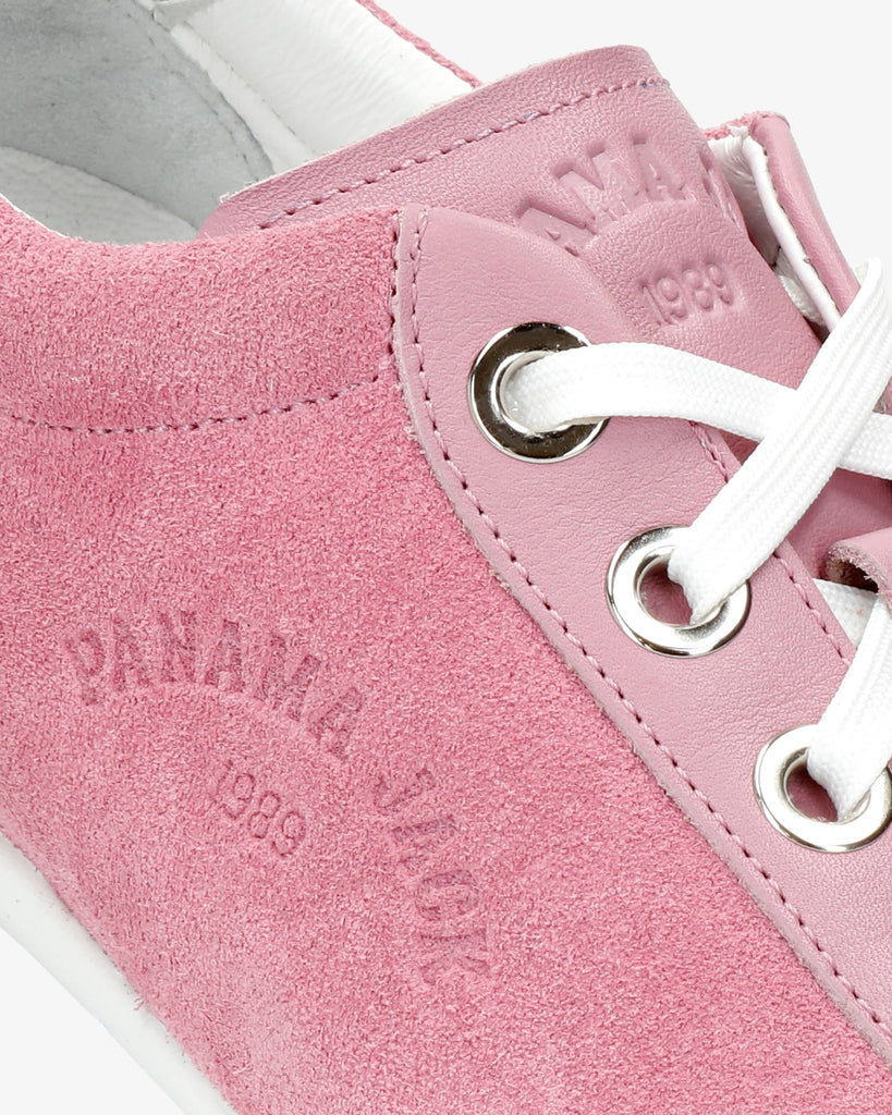 Farum sneakers de piel con forro interior de piel. rosa