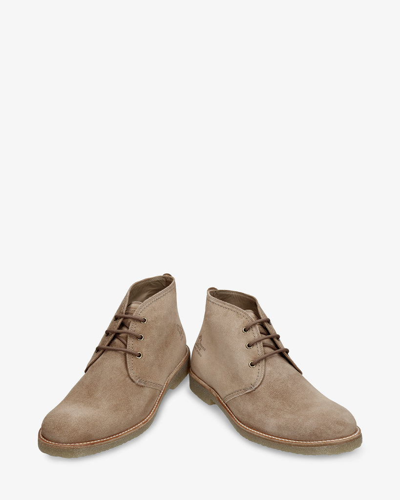 Gael botín de piel con forro interior de piel. taupe