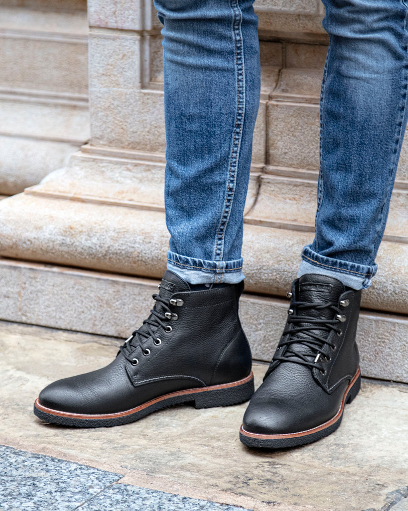 Glasgow Gtx botines de piel con forro interior de gore-tex® negro