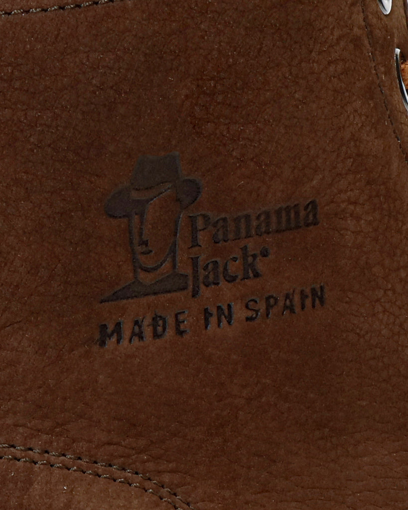 Karen botín de piel con forro interior de pelo. marron