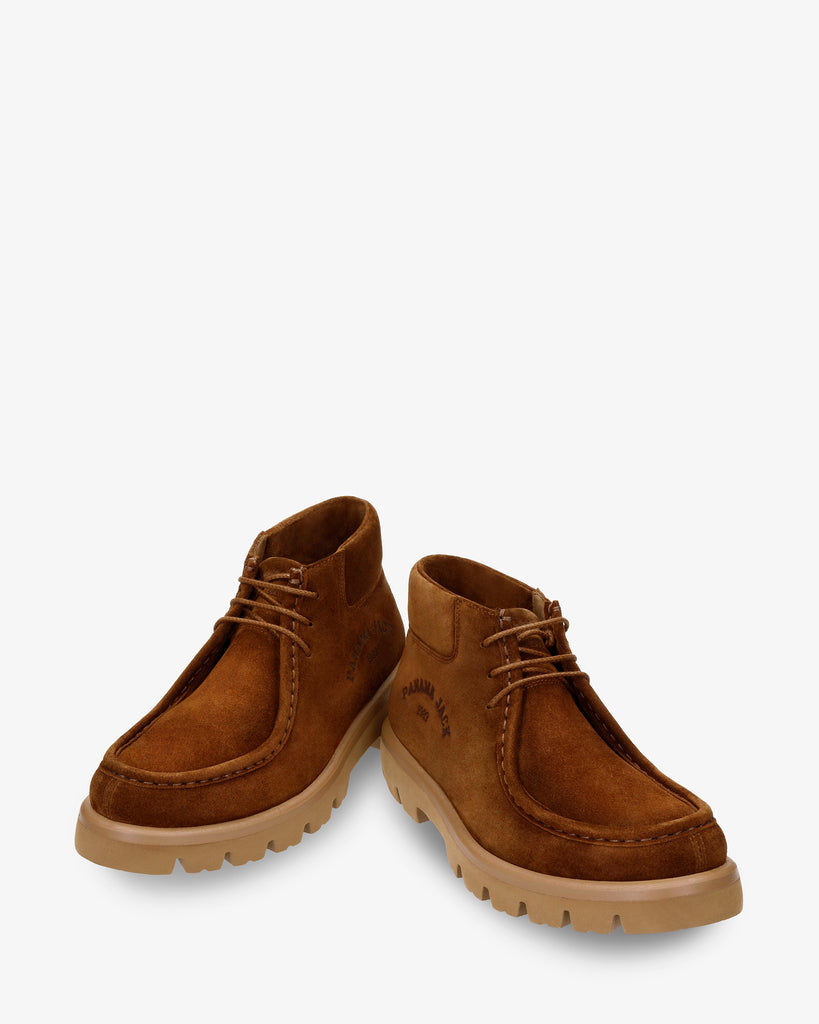 Lucca botín de piel con forro interior de piel. cuero