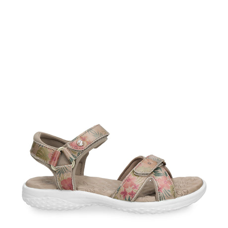 Noja Tropical sandalias de piel con forro interior de lycra. cuerda