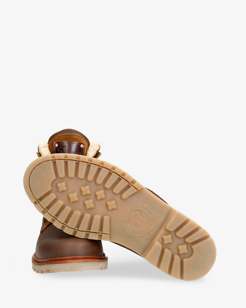 P03 Aviator botas de piel con forro interior de algodón. cuero