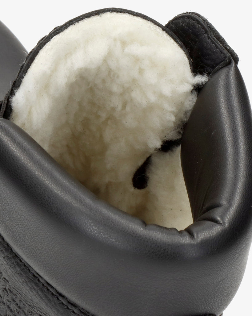 Panama 03 Gtx Wool botas de piel con forro interior de gore-tex® y lana. negro