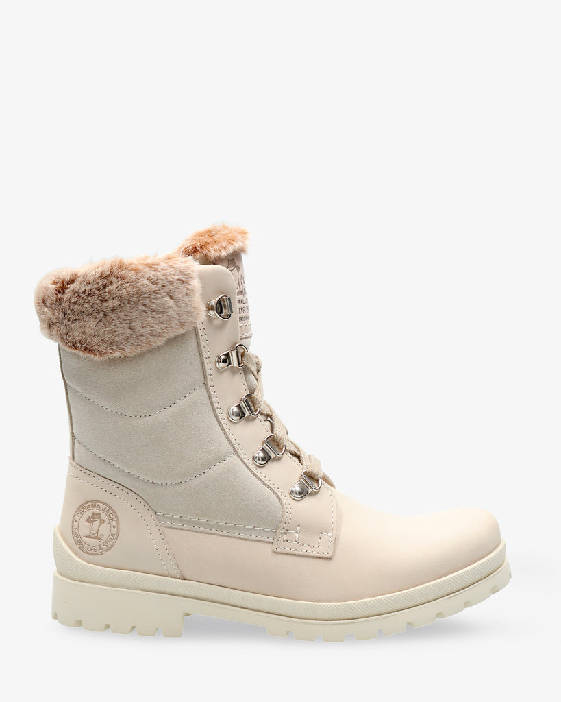 Tuscani botas de piel con forro interior de pelo. hielo