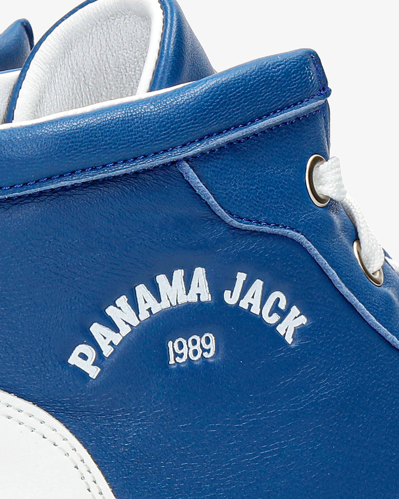 Yumbel botines de piel con forro interior de piel. azul